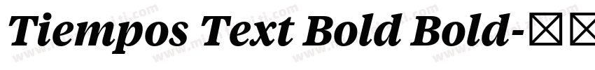 Tiempos Text Bold Bold字体转换